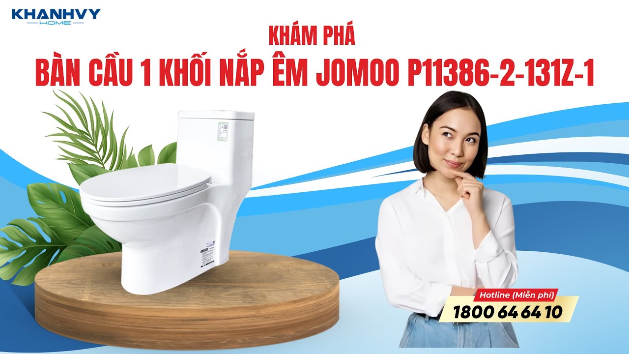 Bàn cầu 1 khối nắp êm Jomoo P11386-2-1/31Z-1