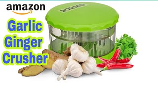 Amazon Brand Solimo GingerGarlic Crusher ||Vegetables Dry Fruits Crusher