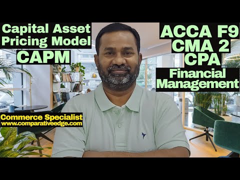 Capital Asset Pricing Model | CAPM |ACCA | CMA | CPA | CIMA | CA | CIA | CA | Commerce Specialist |
