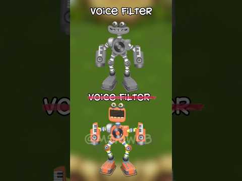 Rare Wubbox on Plant Island With and WITHOUT Voice FILTER! | My Singing Monsters Shorts || MSM Wub