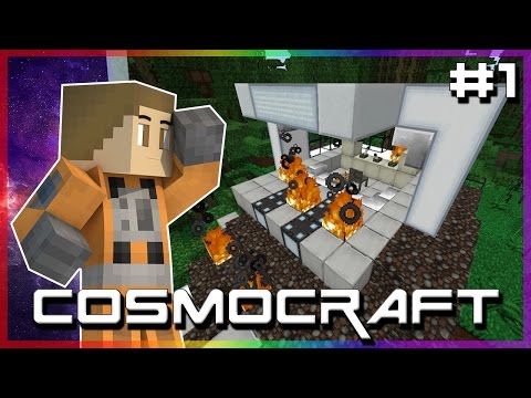 CRASH LANDING | CosmoCraft #1 | Minecraft