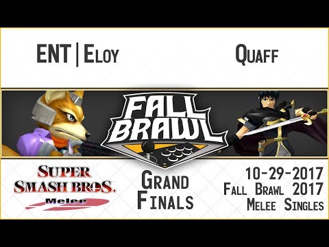 Fall Brawl 2017: ENT | Eloy (Fox, Sheik) vs. Quaff (Marth) - SSBM Singles Grand Finals