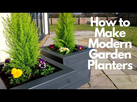 , title : 'How to Make Modern Garden Planters'