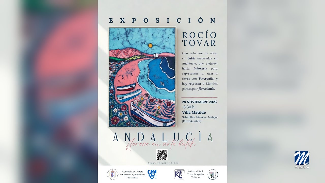 Rocío Tovar presenta “Andalucía florece en arte Batik”
