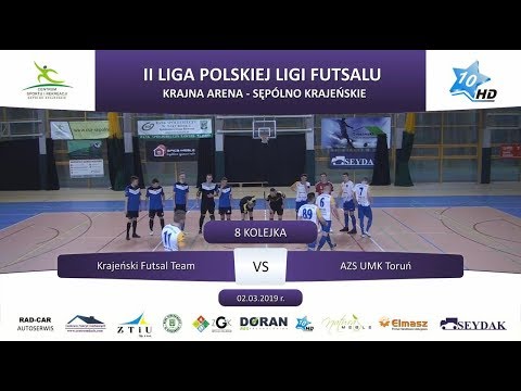 Krajeński Futsal Team Sępólno Krajeńskie  - AZS UMK Toruń (6:2), 02.03.2019 r.