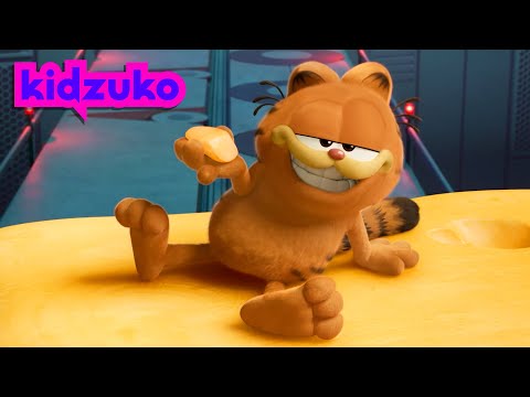 😸 The Great Cheese Heist! 🧀 | The Garfield Movie | Best Bits! | @Kidzuko