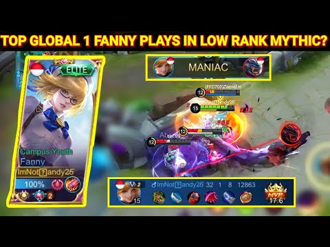 EASY 32 KILLS WITH FANNY!! Randy25 Smurf Account OTW Global | Mobile Legends