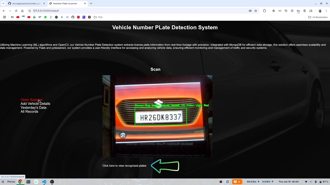 Vehicle Number Plate Detection Using Python | OpenCV & OCR Based | #anuragaryanyt #machinelearning