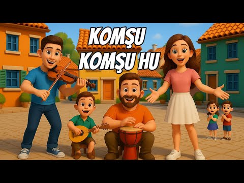 Komşu komşu Hu Hu Oğlun Geldimi- Çocuk Şarkısı - HA YAPIM (Official)