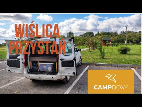 Przystań kajakowa, miejsce biwakowe Wiślica. Ponidzie