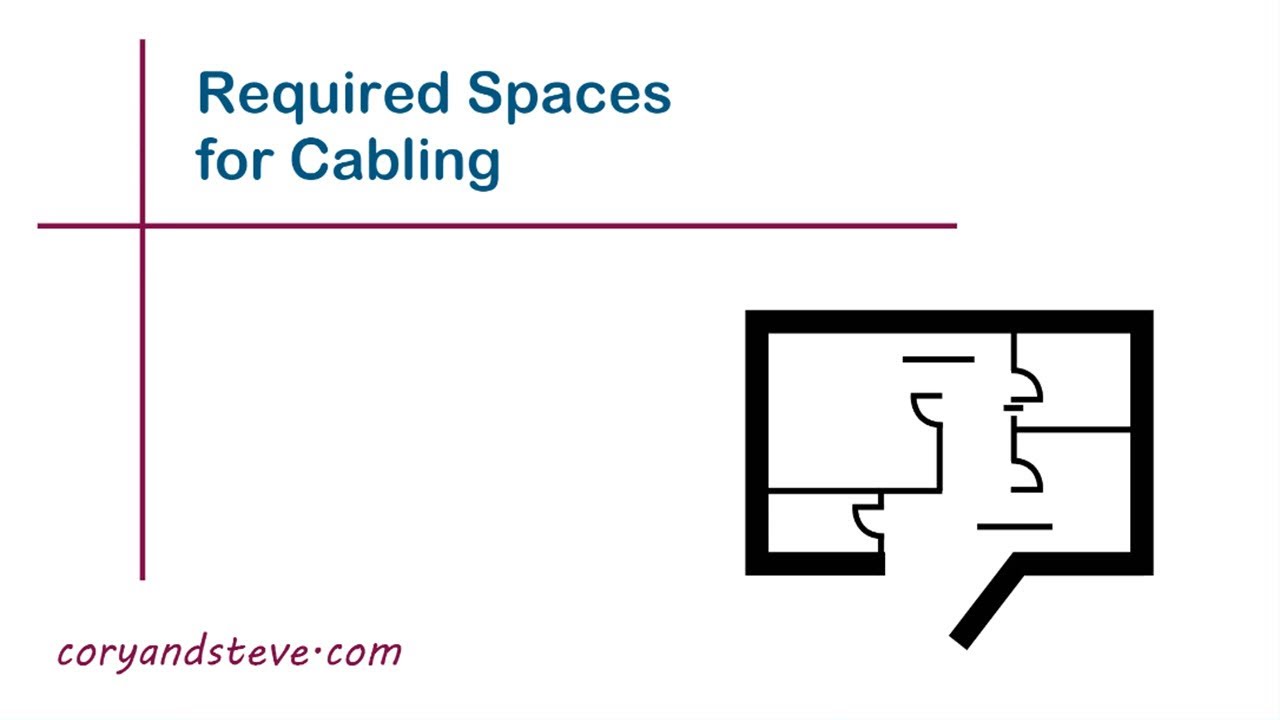 3. Required Spaces for Cabling - Network Cabling Design Skills — Commercial Buildings