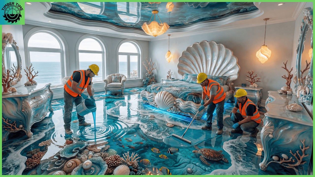 Top 6 Luxurious Statement Floors with Epoxy Resin for Modern Interiors