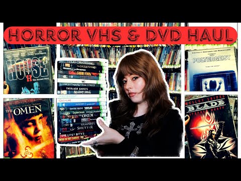 Horror DVD & VHS Thrift Haul | Physical Media