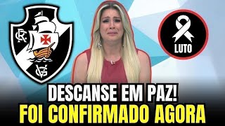 LUTO NA COLINA: ídolo CRUZMALTINO parte e torcida se despede | notícias do Vasco