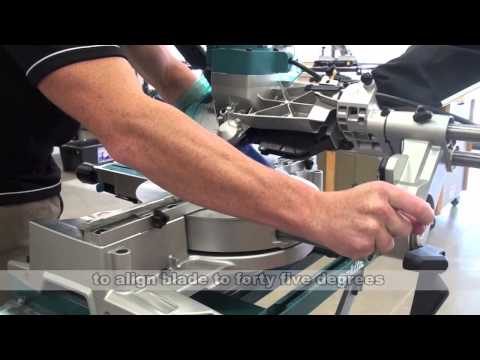 Makita Tool Tips   Calibrating your slide saw