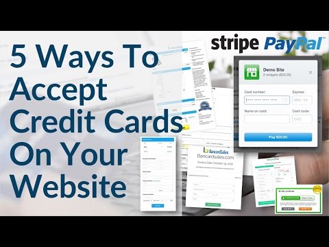 , title : 'Accept Credit Card Payments On Your Website - 5 Ways Including Paypal, Stripe & Merchant Account'