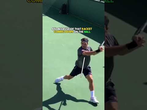 Roger Federer’s slice backhand
