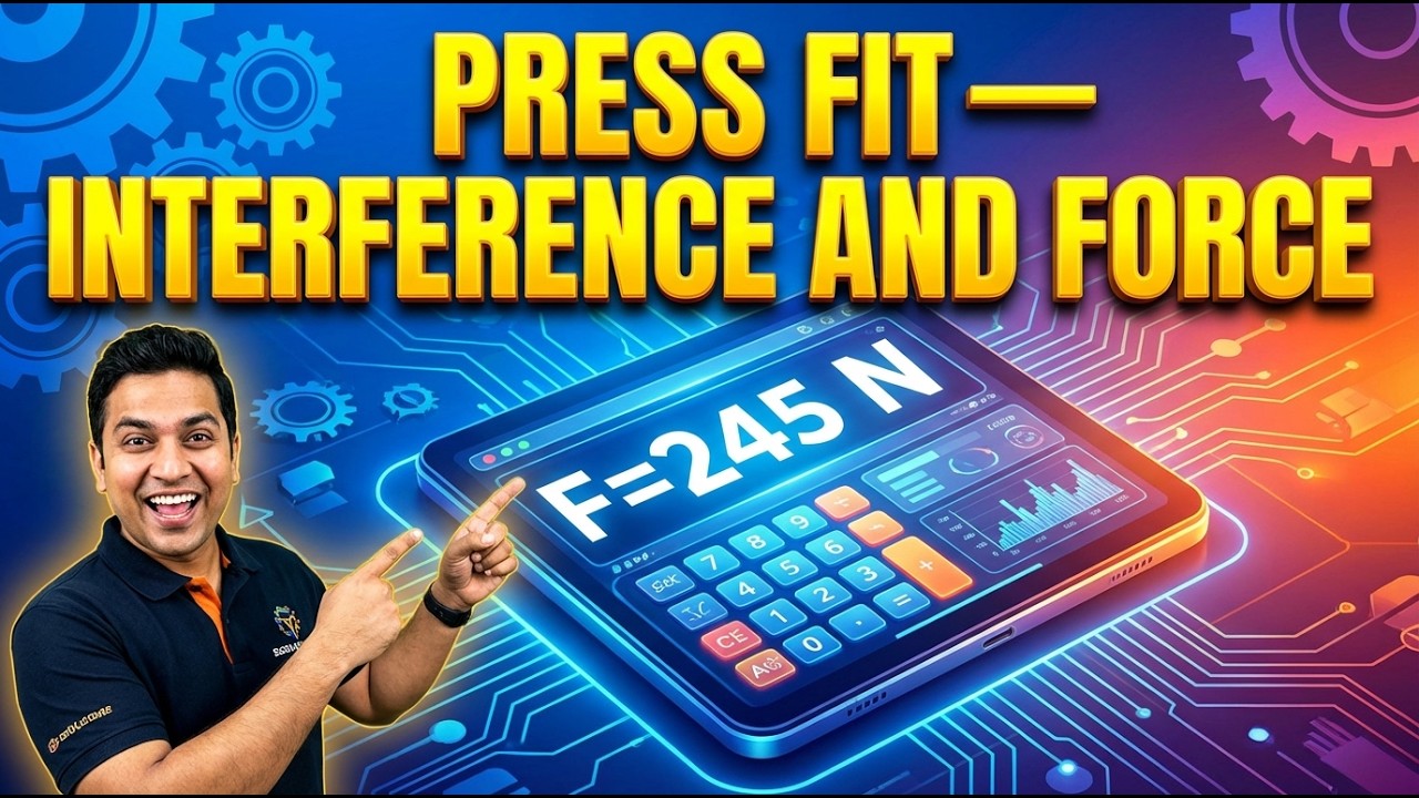 Press Fit Calculator — Interference and Force