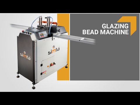 Glazing bead cutting saw machine