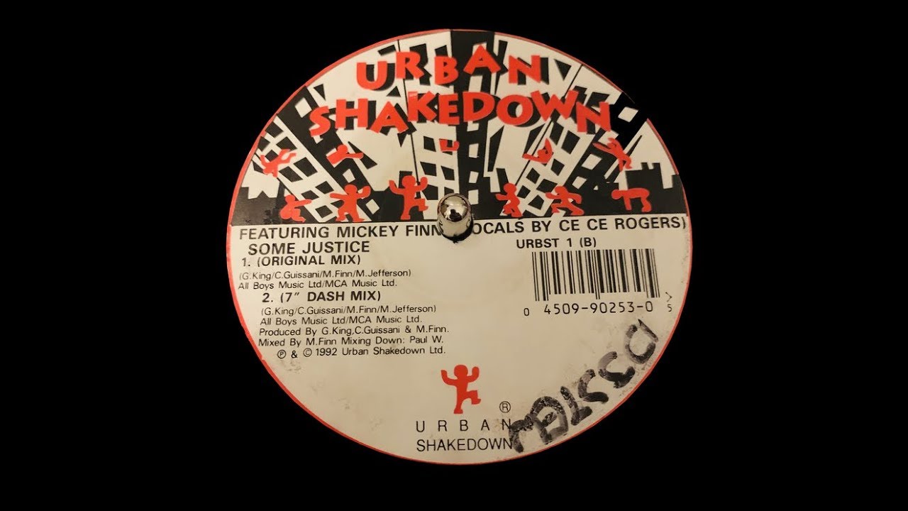 Some Justice - Urban Shakedown feat Micky Finn (1991) Breakbeat Hardcore 'One Family'