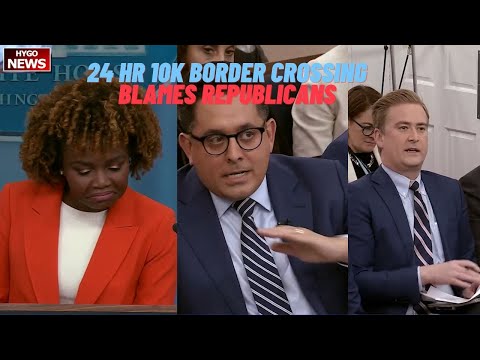 KJP Refuses To Admit failure, last 24 hours 10K border crossing, Blames Republicans