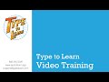 Type To Learn Training Type To Learn Settings