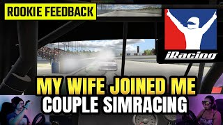 My First iRacing Experience And My Wife Joined Me