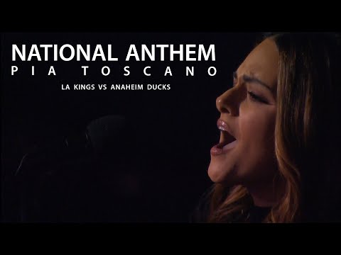 National Anthem - Pia Toscano - LA Kings vs Anaheim Ducks - Staples Center 4/20/21