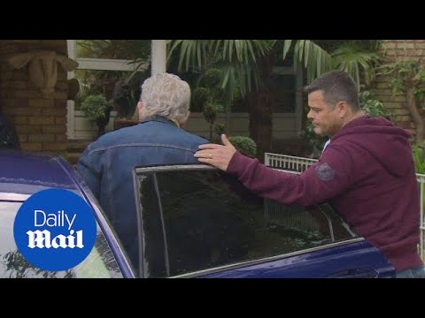 Rolf Harris arrives home after being released from prison - Daily Mail