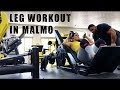 Leg Workout in Malmo Sweden with My Girlfriend