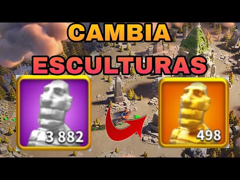 CAMBIO MIS ESCULTURAS ÉPICAS POR LEGENDARIAS GLORIA PASADA | RISE OF KINGDOMS ESPAÑOL