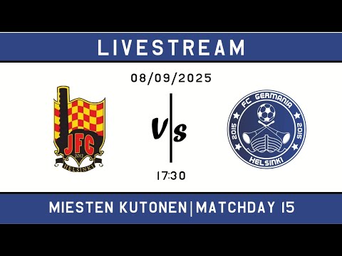 [Miesten Kutonen] Jokerit FC/2 vs FC Germania Helsinki/Akademie 3-3 (2-1)  | 08/09/2025