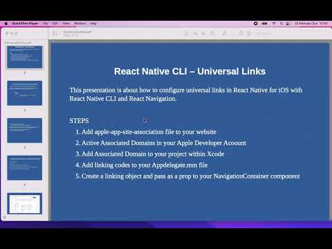 Universal Links with React Native CLI 2023