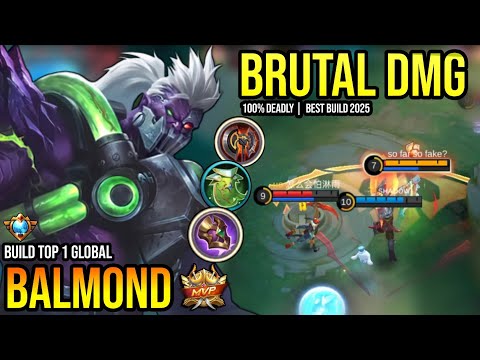 BALMOND BEST BUILD 2025 | BUILD TOP 1 GLOBAL BALMOND GAMEPLAY | MOBILE LEGENDS✓