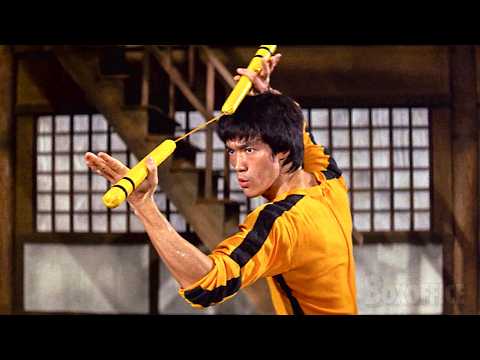 Bruce Lee's Nunchuks Duel | Iconic Yellow Suit Fight | Game of Death | CLIP