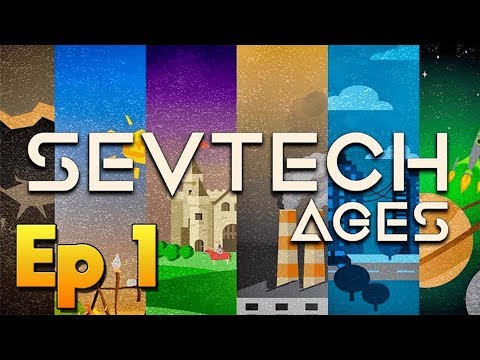 SevTech Ages Ep 1 - A Beautiful Beginning - Modded Minecraft