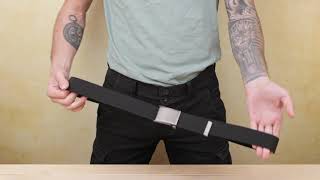 Текстильний ремінь для чоловіків 20579 Vintage чорний