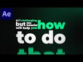 Typography Motion Graphics Animation In After Effects After Effects Tutorial Kinetic Typography 4