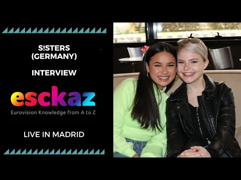 ESCKAZ in Madrid: Interview with S!sters (Germany) (at PrePartyES 2019)