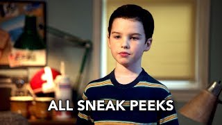 Young Sheldon 1x09 All Sneak Peeks "Spock, Kirk, and Testicular Hernia" (HD)