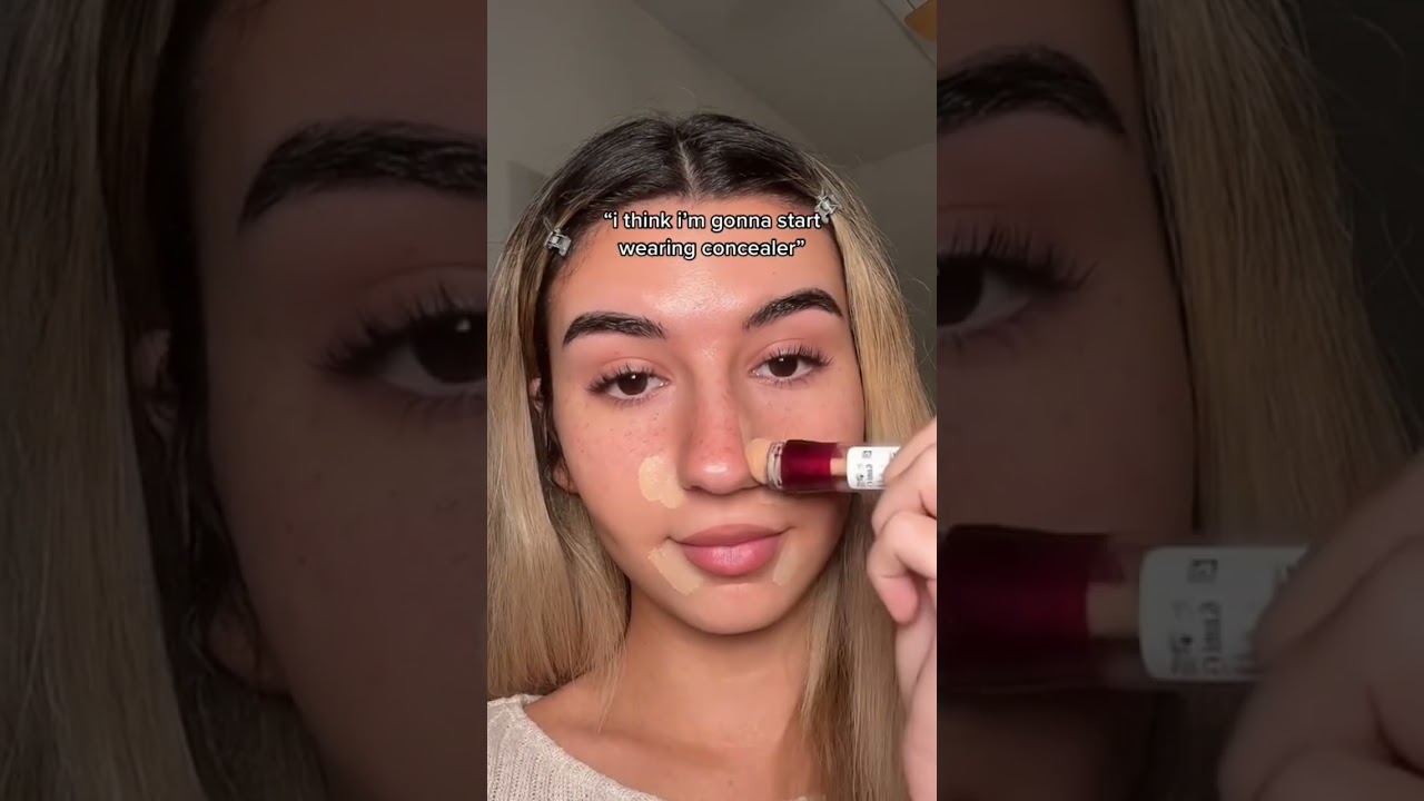 it all started with concealer and mascara