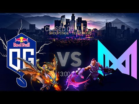 Nigma vs OG Seed | Back to Miracle- Signature Hero Anti-Mage | ESL Los Angeles EU Closed Qualifiers