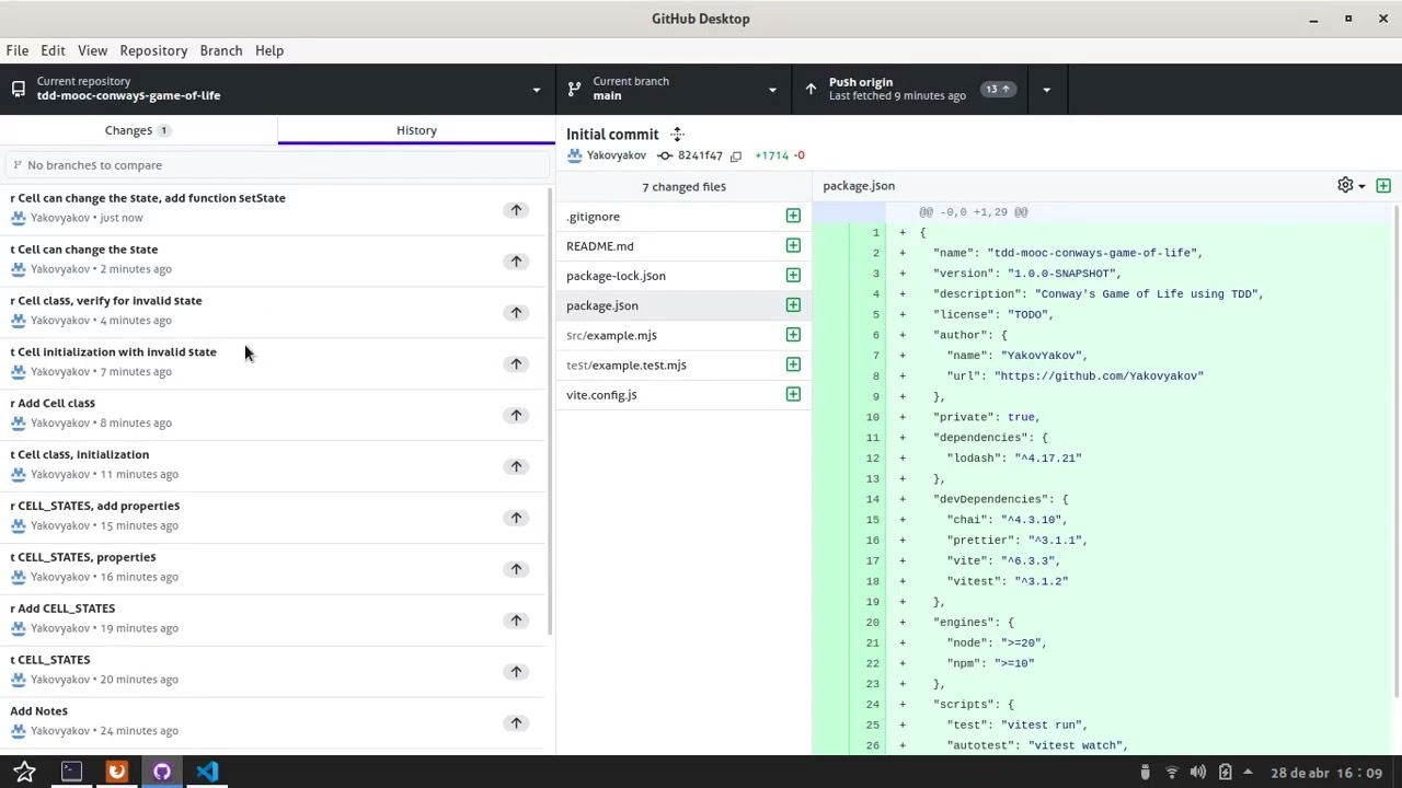 TDD Walkthrough of Game of Life in JavaScript