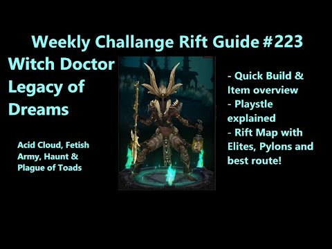 Diablo 3: Challenge Rift #223 - Quick & Easy Guide - Maps & Everything you need for a quick time!!