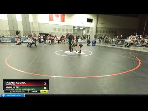63 Lbs Cons. Round 3 - Arthur Zell, Silver Bow Amateur Wrestling Assoc. Vs Fabian Figueroa, Washin
