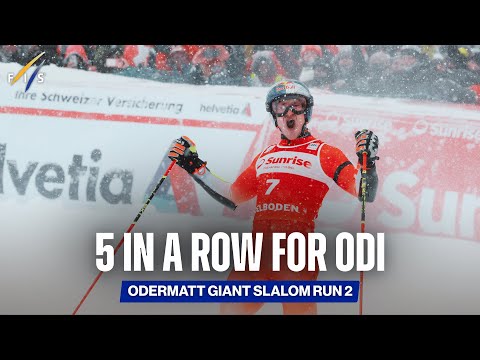 Odermatt 🇨🇭 Winning Run in Adelboden | FIS Alpine