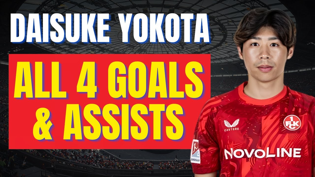 Daisuke Yokota - ALL 4 GOALS & ASSISTS FOR FC KAISERSLAUTERN | Skills & Highlights