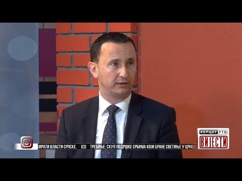 Гост Вијести у 16.30: Мирко Ћурић, градоначелник Требиња (ВИДЕО)