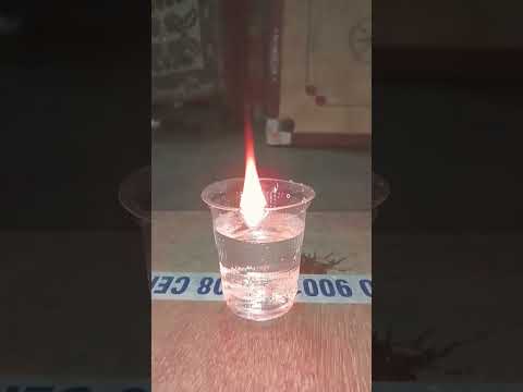 burning plactic glass experi #carled ment #experiment