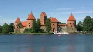 preview picture of video 'アキーラさん訪問！リトアニア・トラカイ城4,trakai-Castle,Lythuania'